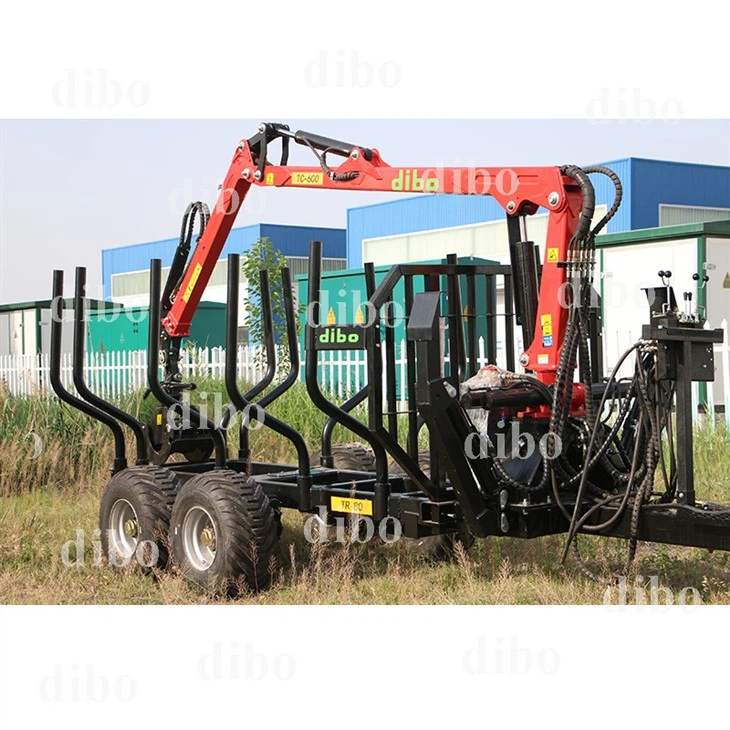 Log Lift Crane And Trailer